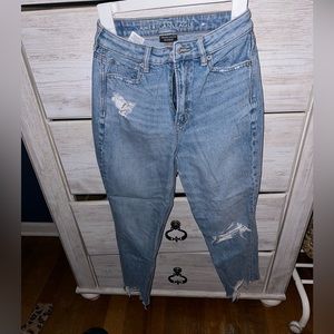 American Eagle Outfitters Light Blue Straight Leg Jeans